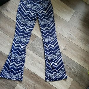 Flared leg pants